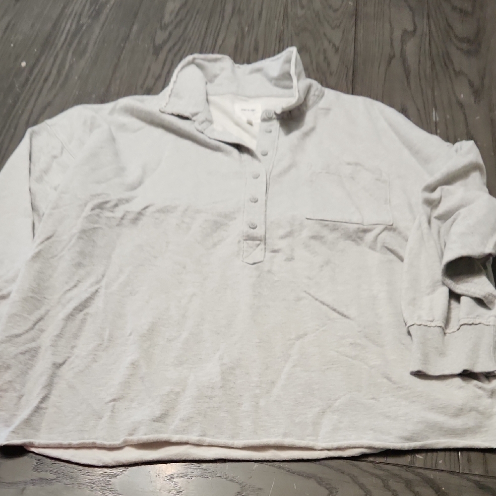 Aerie Heather Gray Knit Top